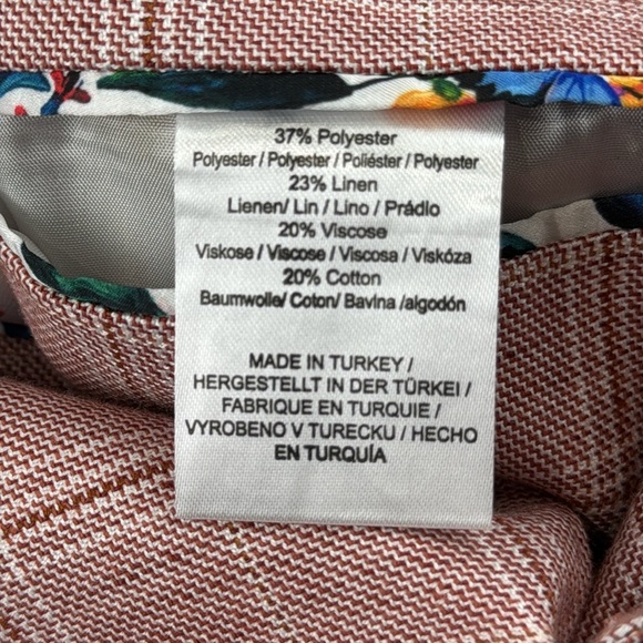 A Fish Name Fred Men's Red Check Sportcoat Blazer - Picture 6 of 12